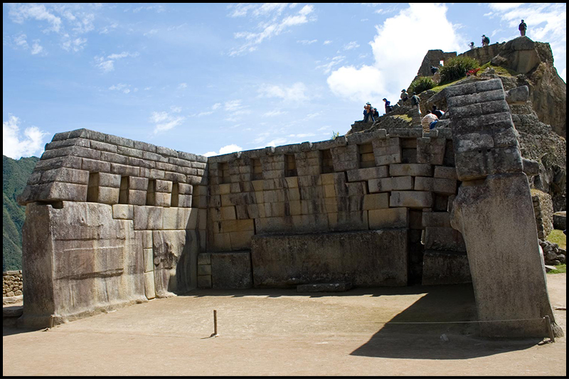 La estructura conocida como Templo Principal.